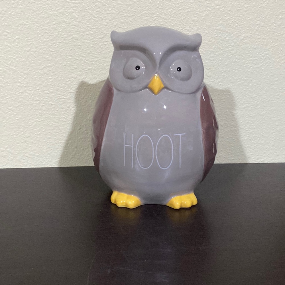 New Rae Dunn Hoot ceramic owl decor